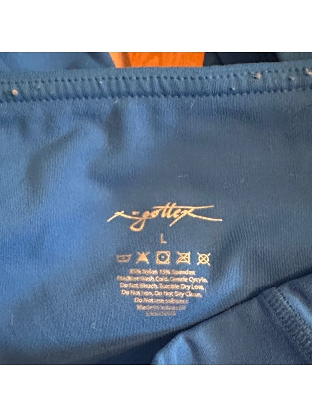 Women's Blue Athletic Shorts - Picture 5 of 6